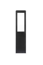 Matteo Lighting E22526MB Rubex LED Outdoor Bollard in Matte Black