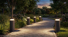 Matteo Lighting E22616MB Vortex LED Outdoor Bollard in Matte Black