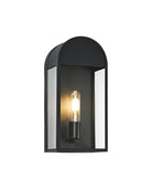Matteo Lighting E22701MB Avery Outdoor Wall Sconce in Matte Black