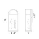 Matteo Lighting E22702MB Avery Outdoor Wall Sconce in Matte Black