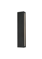 Matteo Lighting E22924MB Onyx LED Outdoor Wall Sconce in Matte Black