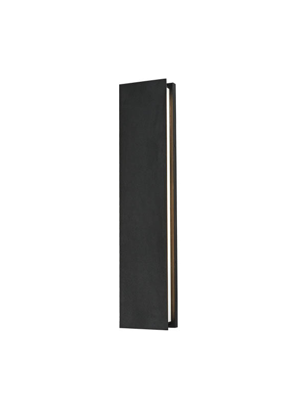 Matteo Lighting E22924MB Onyx LED Outdoor Wall Sconce in Matte Black