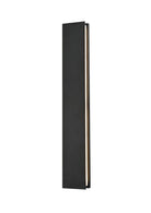 Matteo Lighting E22934MB Onyx LED Outdoor Wall Sconce in Matte Black