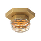 ET2 Lighting E23340-122GLD Allumettes LED Flush Mount in Gold