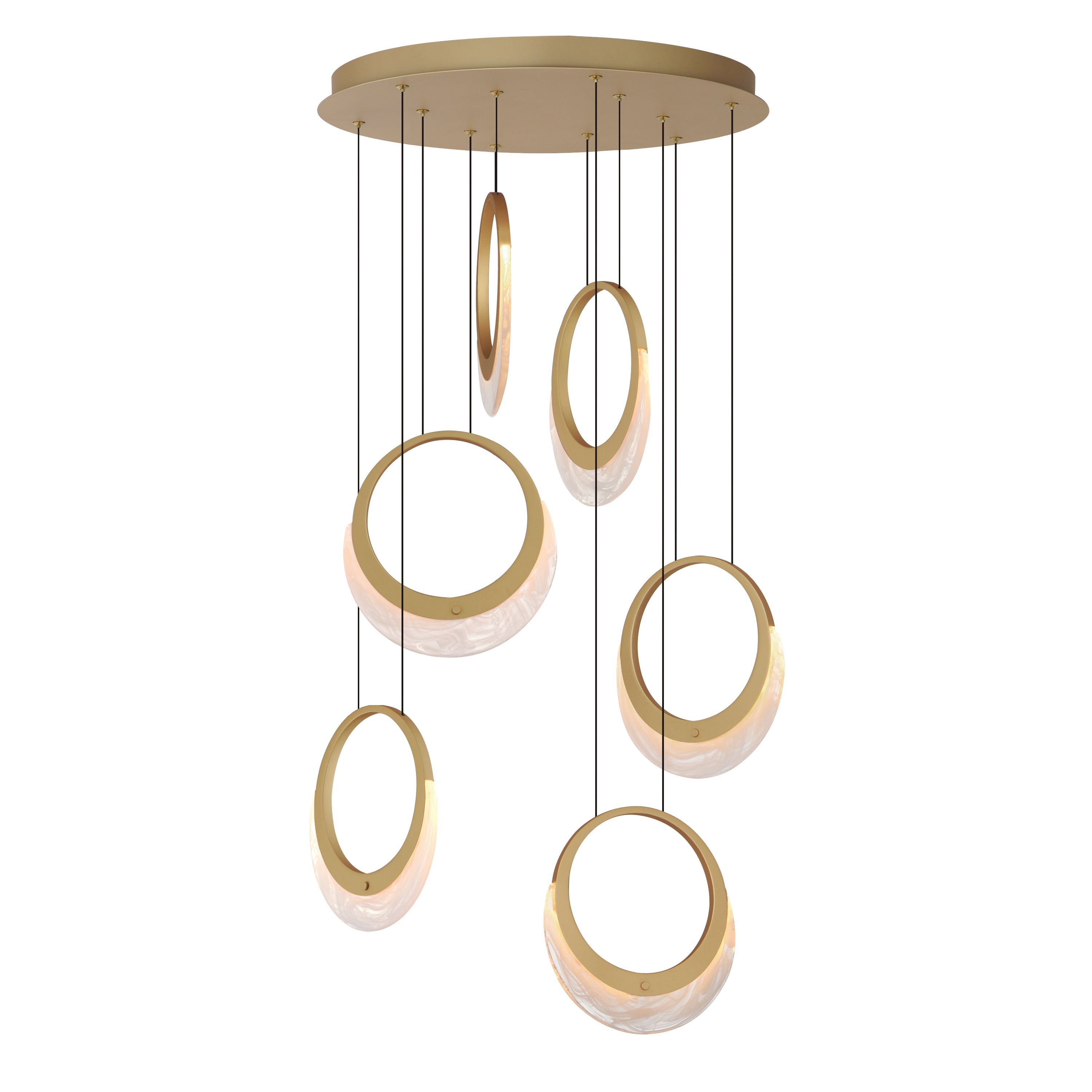 ET2 Lighting E23916-112GLD Lyra LED Pendant in Gold