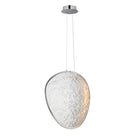 ET2 Lighting E24973-PC Moonscapes Single LED Pendant in Polished Chrome
