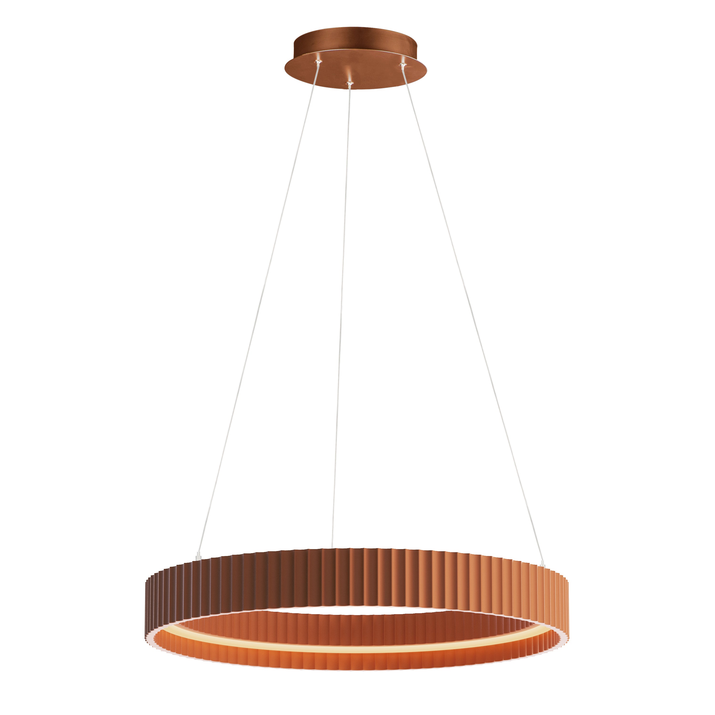 ET2 Lighting E25054-TRC Souffle LED Ring Pendant in Terra Cotta