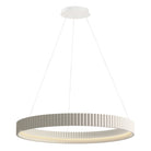 ET2 Lighting E25055-CHK Souffle 33" LED Ring Pendant in Chaulk White