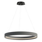 ET2 Lighting E25055-GY Souffle 33" LED Ring Pendant in Gray