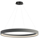 ET2 Lighting E25056-GY Souffle 41" LED Ring Pendant in Gray