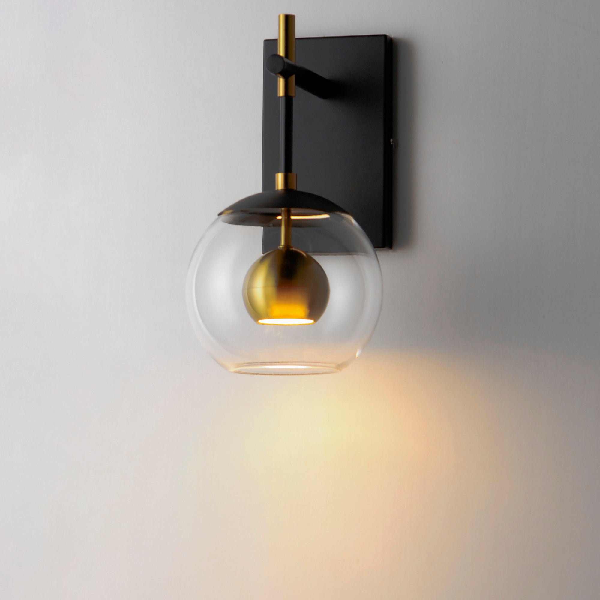 ET2 Lighting - Nucleus LED Wall Sconce - E25151-BKNAB | Montreal Lighting & Hardware