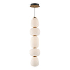 ET2 Lighting E25165-92BKGLD Soji Single LED Pendant in Black / Gold