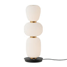 ET2 Lighting E25167-92BKGLD Soji Triple Stack Portable Lamp in Black / Gold