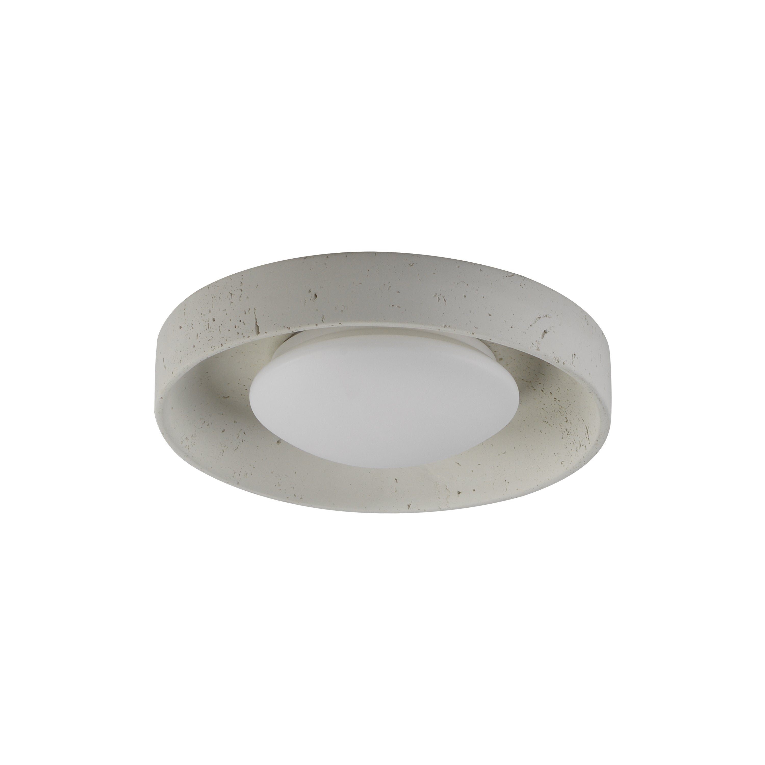 ET2 Lighting E25231-CHK Matera LED Flush Mount in Chaulk White
