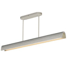 ET2 Lighting E25237-CHK Matera 60" LED Linear Arch Pendant in Chaulk White