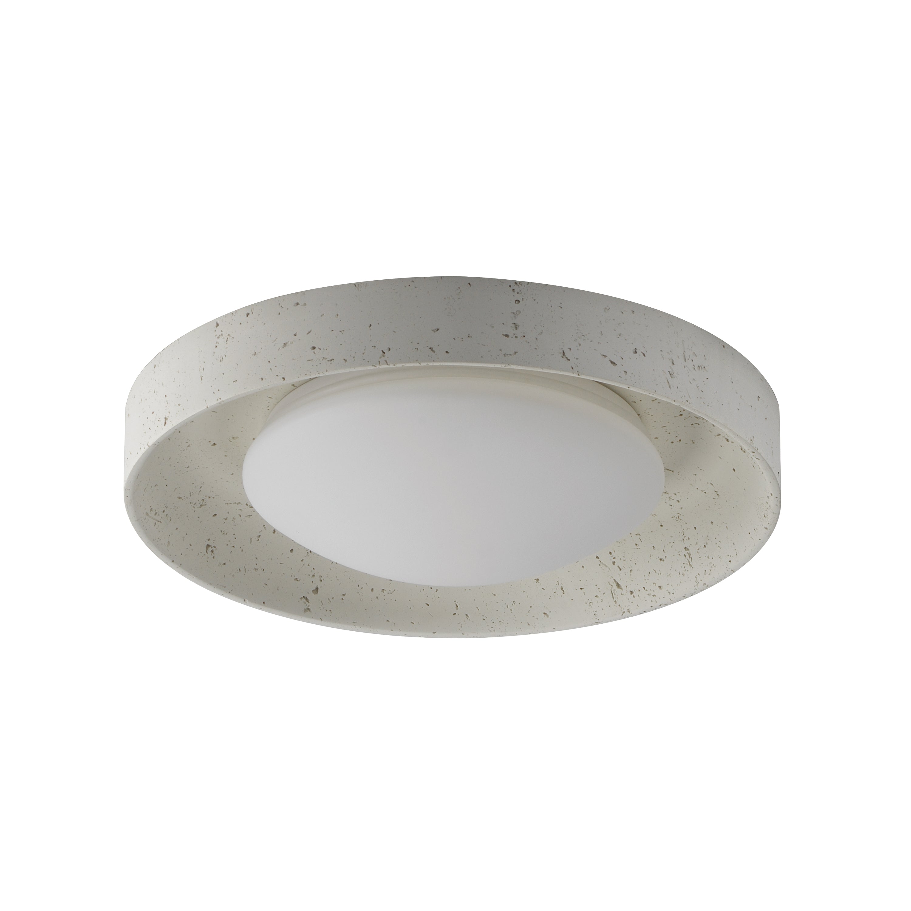 ET2 Lighting E25238-CHK Matera 18" LED Flush Mount in Chaulk White