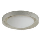 ET2 Lighting E25239-CHK Matera 22" LED Flush Mount in Chaulk White