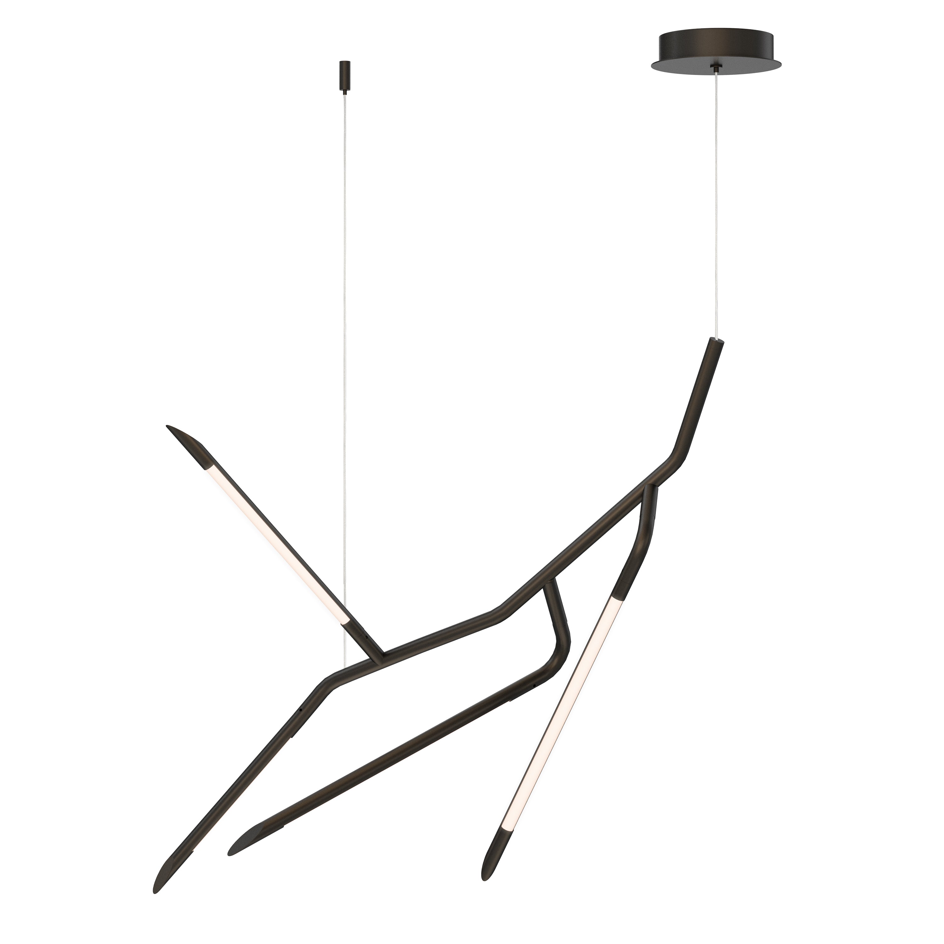 ET2 Lighting E25413-BK Scion 27" LED Pendant in Black