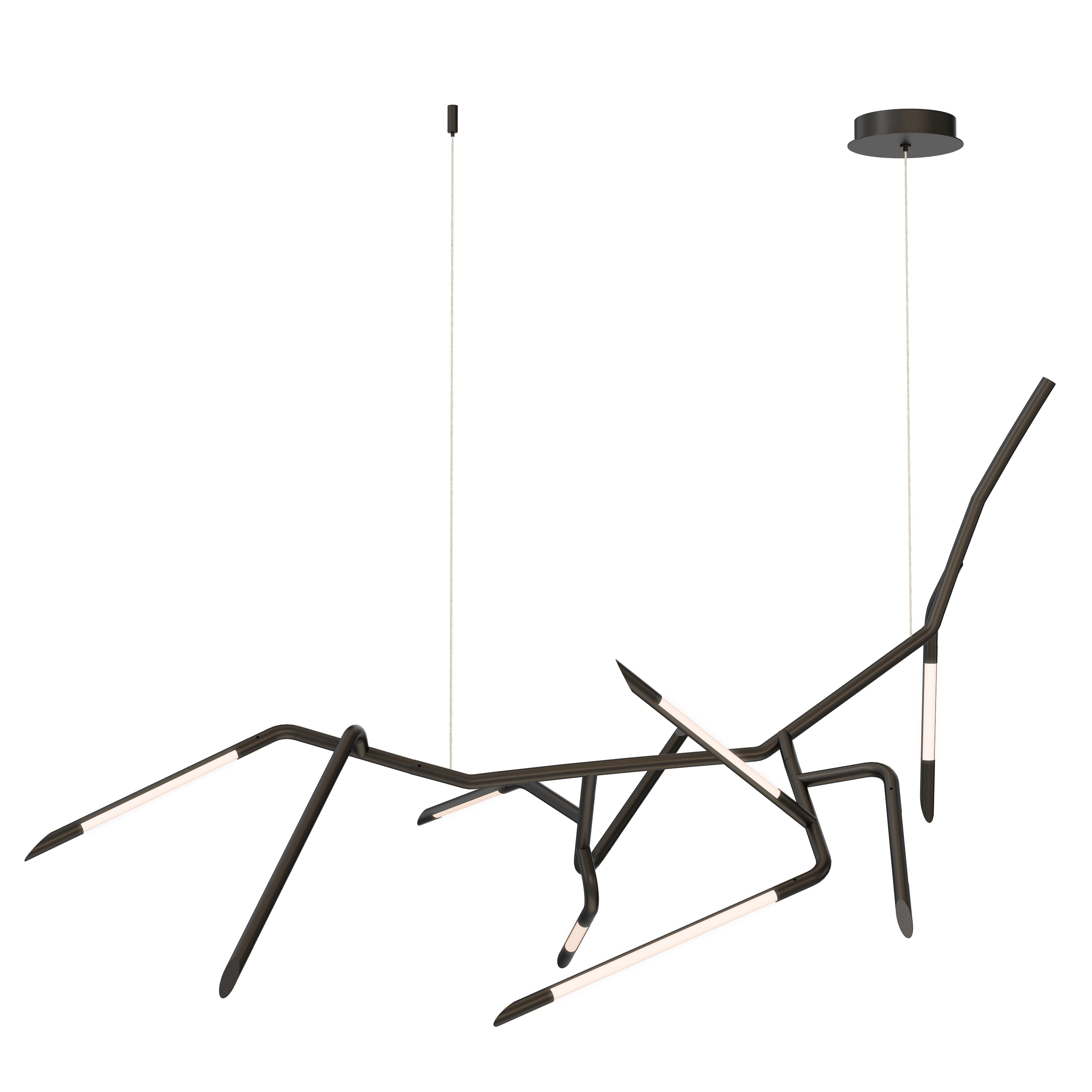 ET2 Lighting E25414-BK Scion 50" LED Pendant in Black
