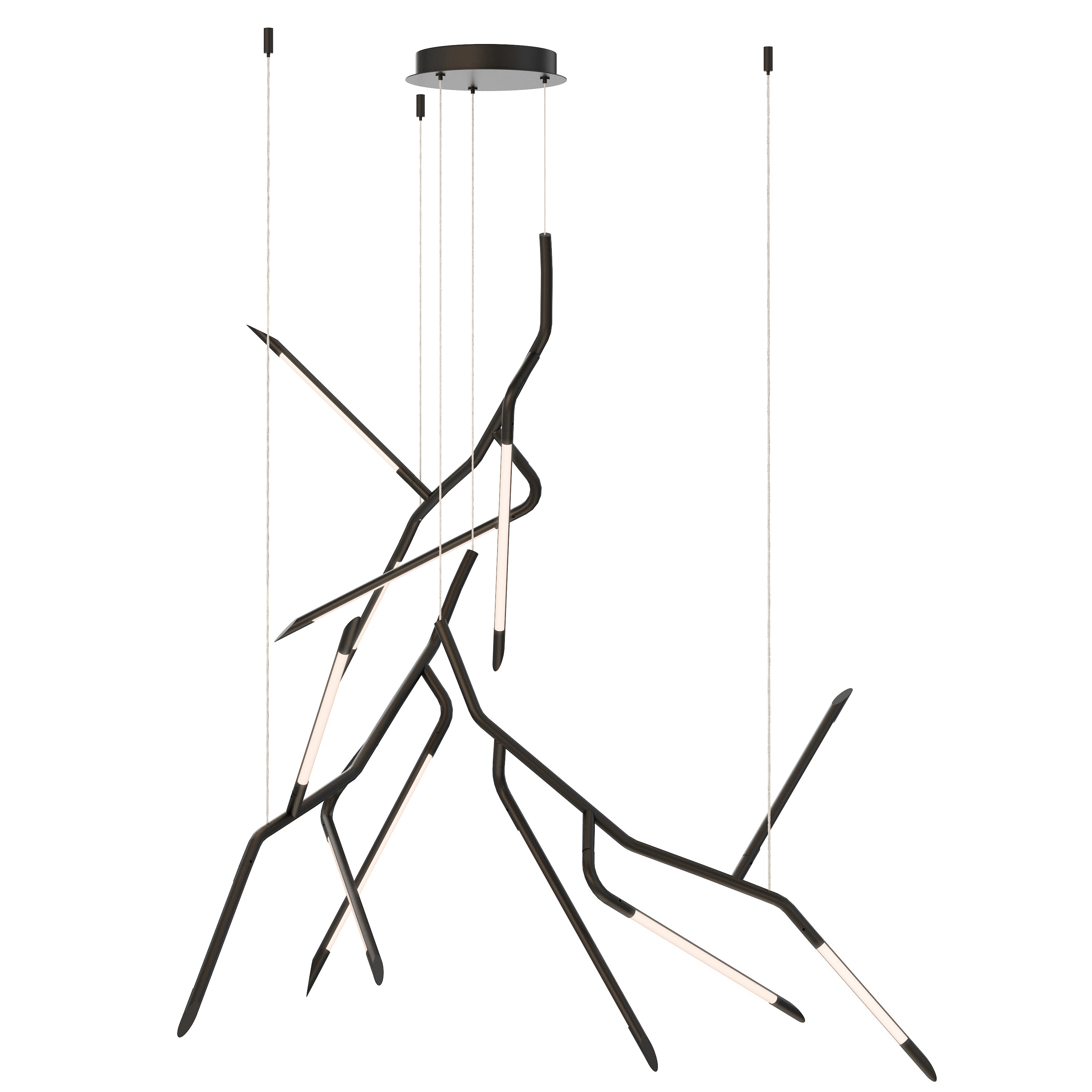ET2 Lighting E25415-BK Scion 53" LED Pendant in Black
