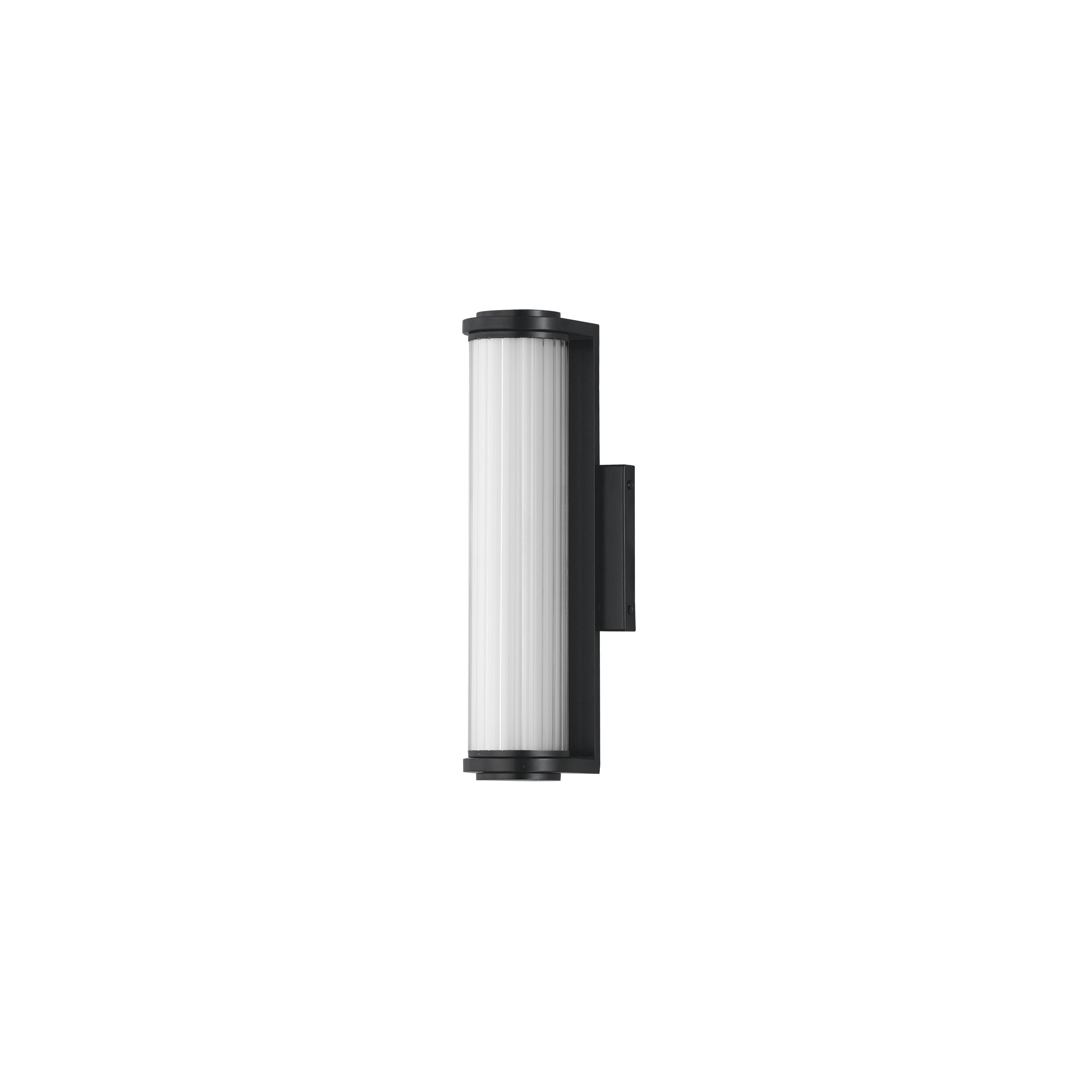 ET2 Lighting E30481-BK Vetra LED Outdoor Wall Sconce in Black