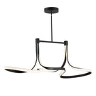 ET2 Lighting E30668-BK Serpentine Linear LED Pendant in Black