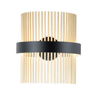 ET2 Lighting E34251-BKSBR Chimes 5CCT Select Wall Sconce in Black / Satin Brass