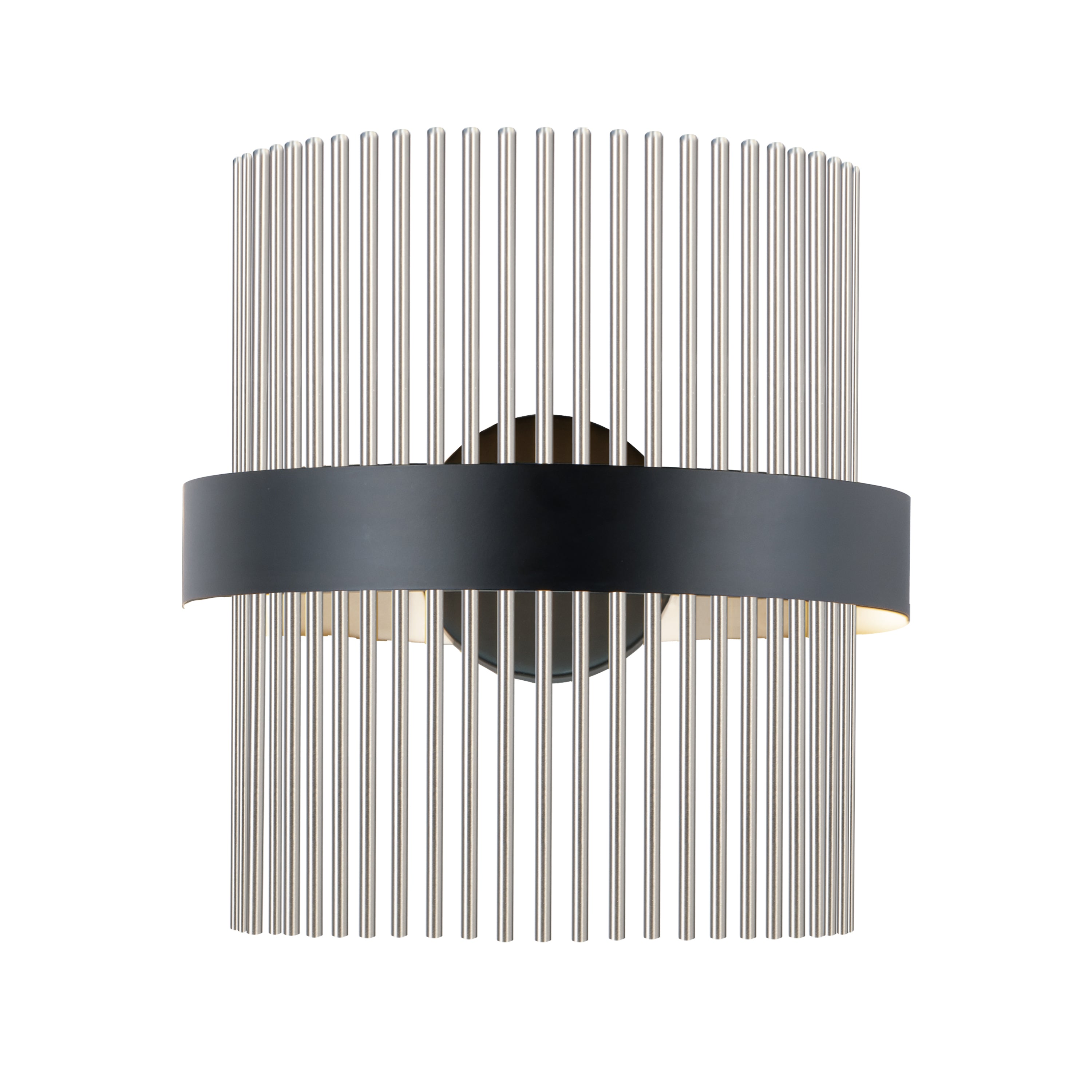 ET2 Lighting E34251-BKSN Chimes 5CCT Select Wall Sconce in Black / Satin Nickel