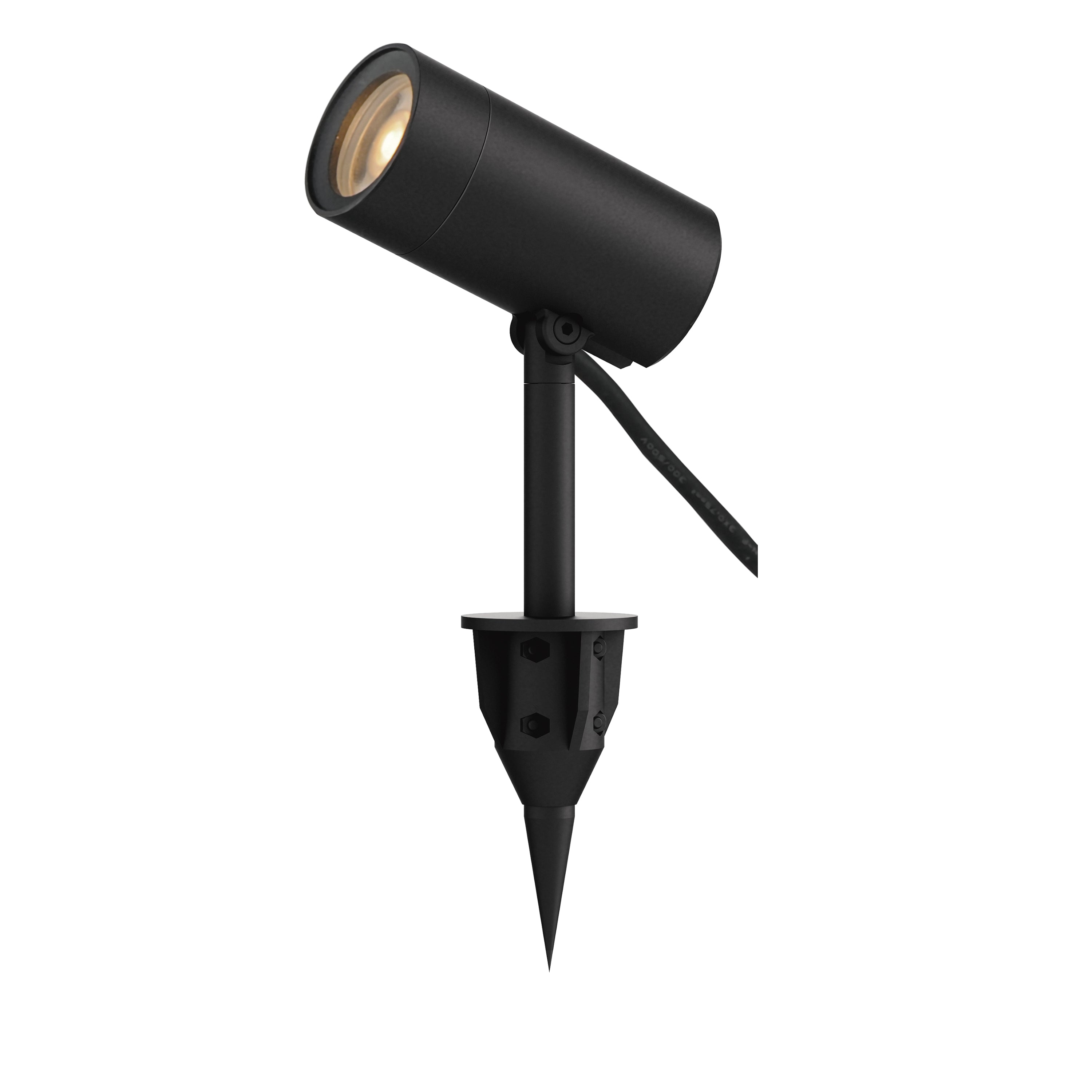 ET2 Lighting E41355-BK Alumilux: Landscape 8W LED Spot Light in Black