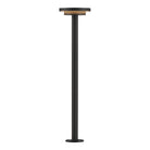 ET2 Lighting E41450-BK-24 Alumilux: Bollard Light W/ 24" Pole in Black