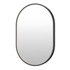 ET2 Lighting E42074-BK Elisse Oval 24"x36" LED Mirror in Black