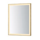 ET2 Lighting E42091-GLD Framed LED Mirror in Gold