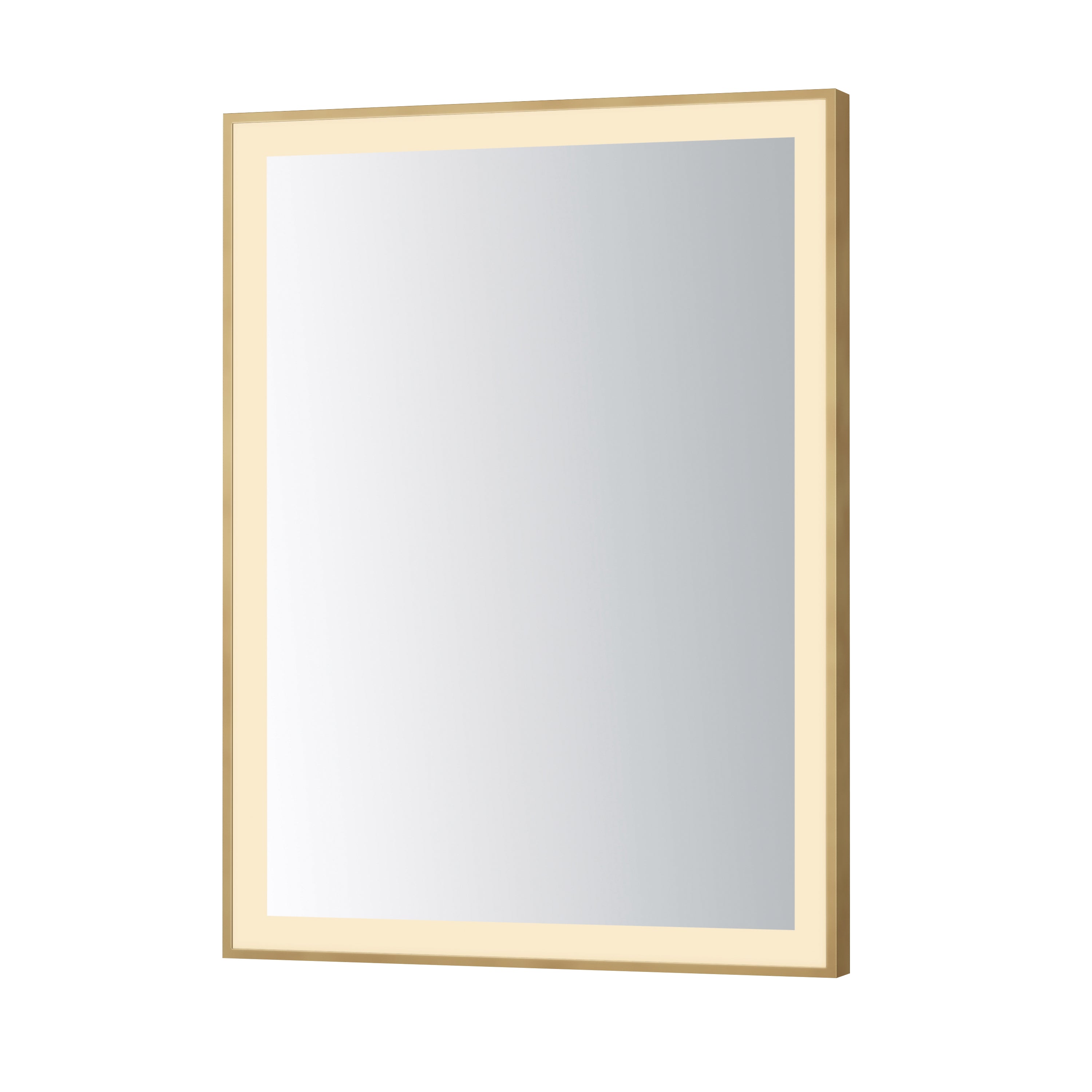 ET2 Lighting E42091-GLD Framed LED Mirror in Gold