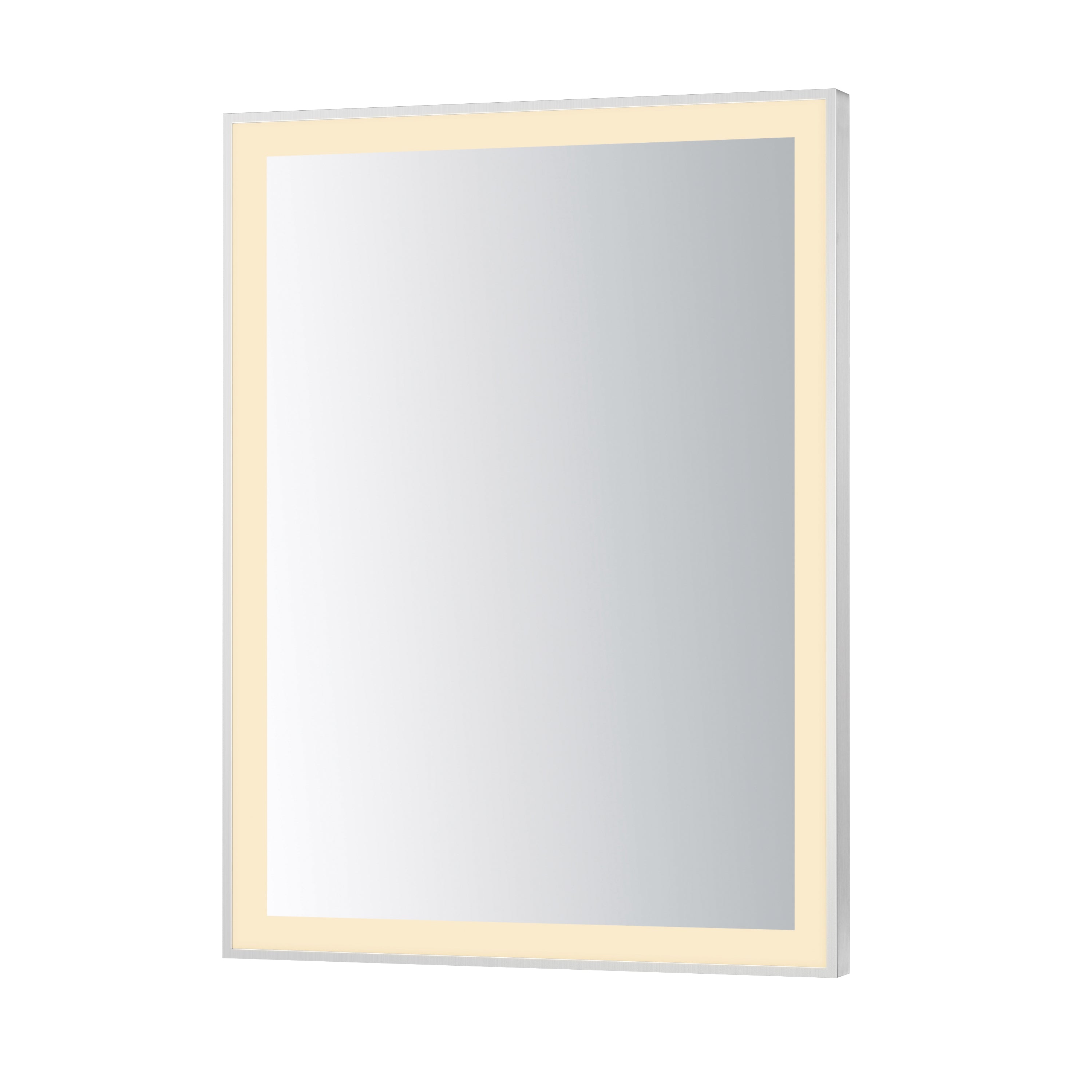 ET2 Lighting E42091-SN Framed LED Mirror in Satin Nickel