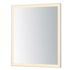 ET2 Lighting E42093-SN Framed 30x36 LED Mirror in Satin Nickel