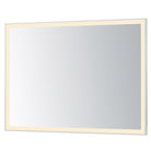 ET2 Lighting E42094-SN Framed 48x36 LED Mirror in Satin Nickel