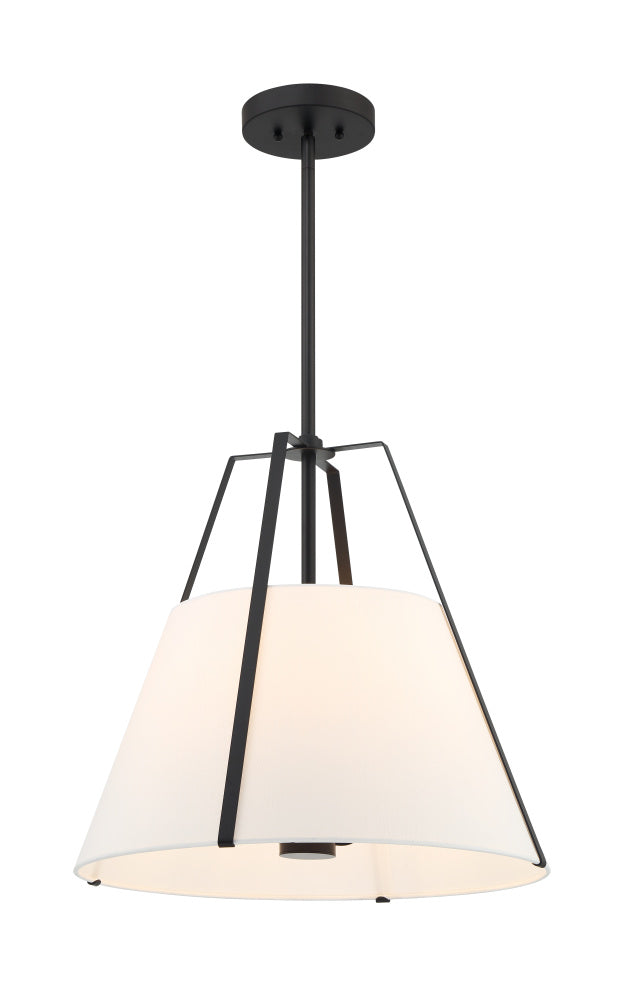 Crystorama ED0241104BK Everly Pendant in Black