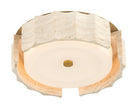 Eurofase 49927-016 Roslington Travertine LED Flush Mount in Gold