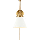 Visual Comfort Studio Collection CW1151MWTBBS Wellfleet Two-Arm Cone Sconce