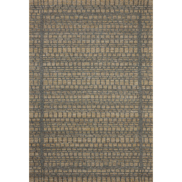 Tapis Elias ELA-05 Blé / Anthracite