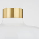 Mitzi H785501-AGB Eliana Flush Mount in Aged Brass