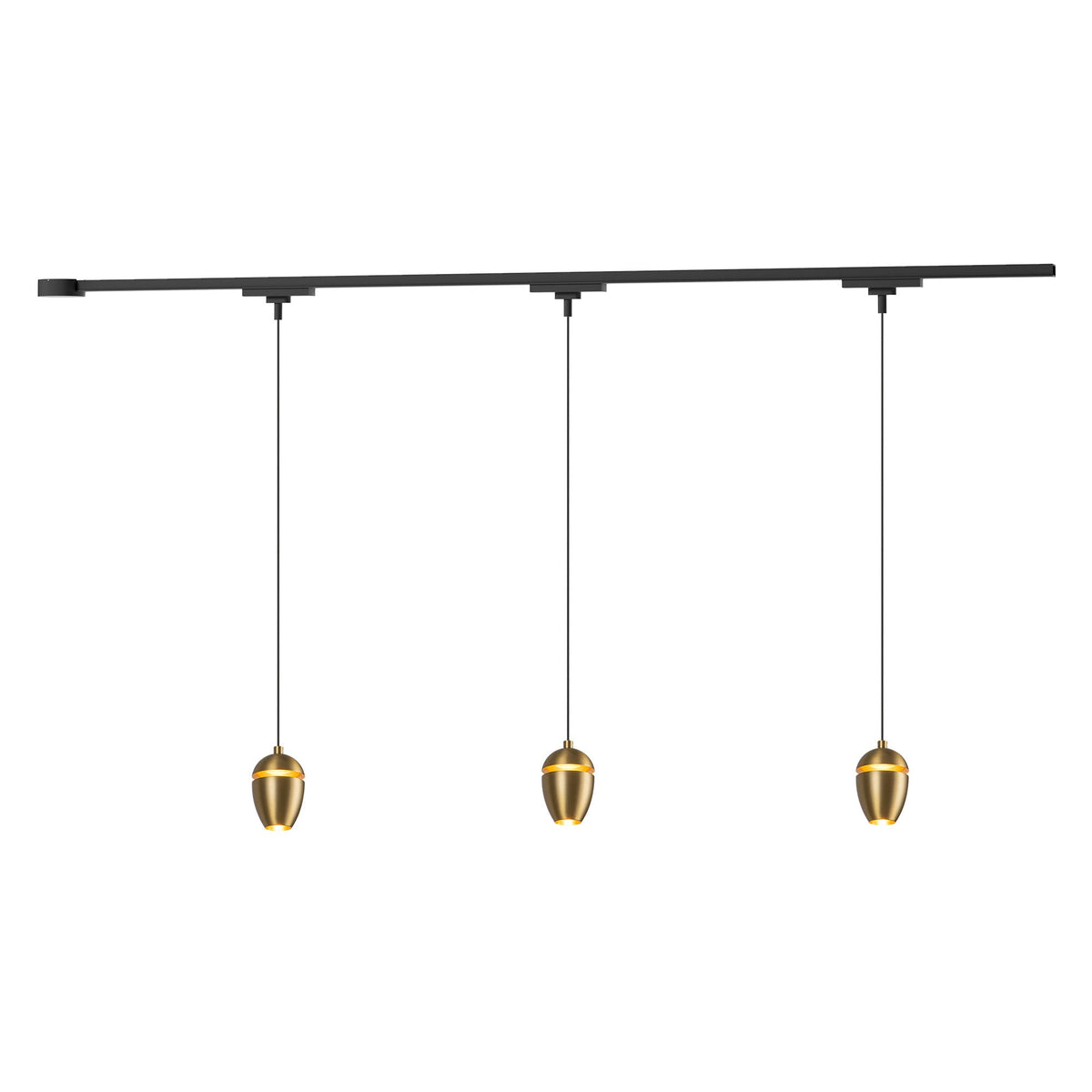 Kit de plafond LED Trilo de Kuzco Lighting TR3C4-P89703-BG - Eloa en or brossé