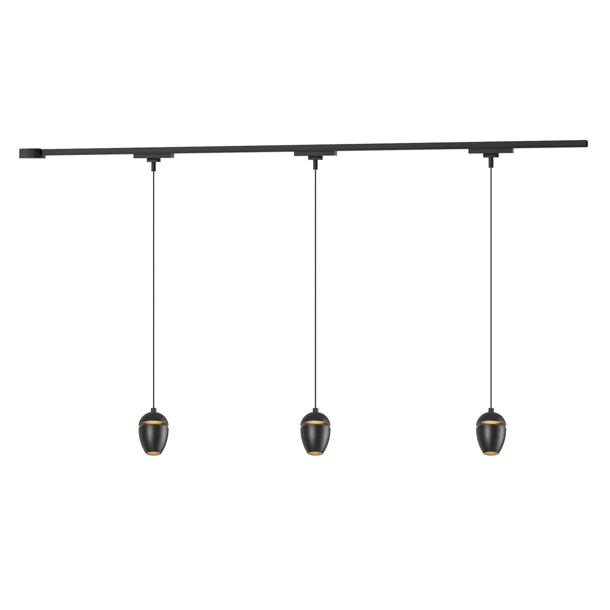 Kit de plafond LED Trilo de Kuzco Lighting TR3C-P89703-BK - Eloa en noir