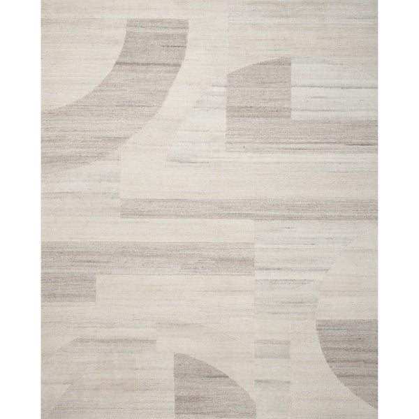 Tapis Elodie ELD-01 Naturel / Prune Clair