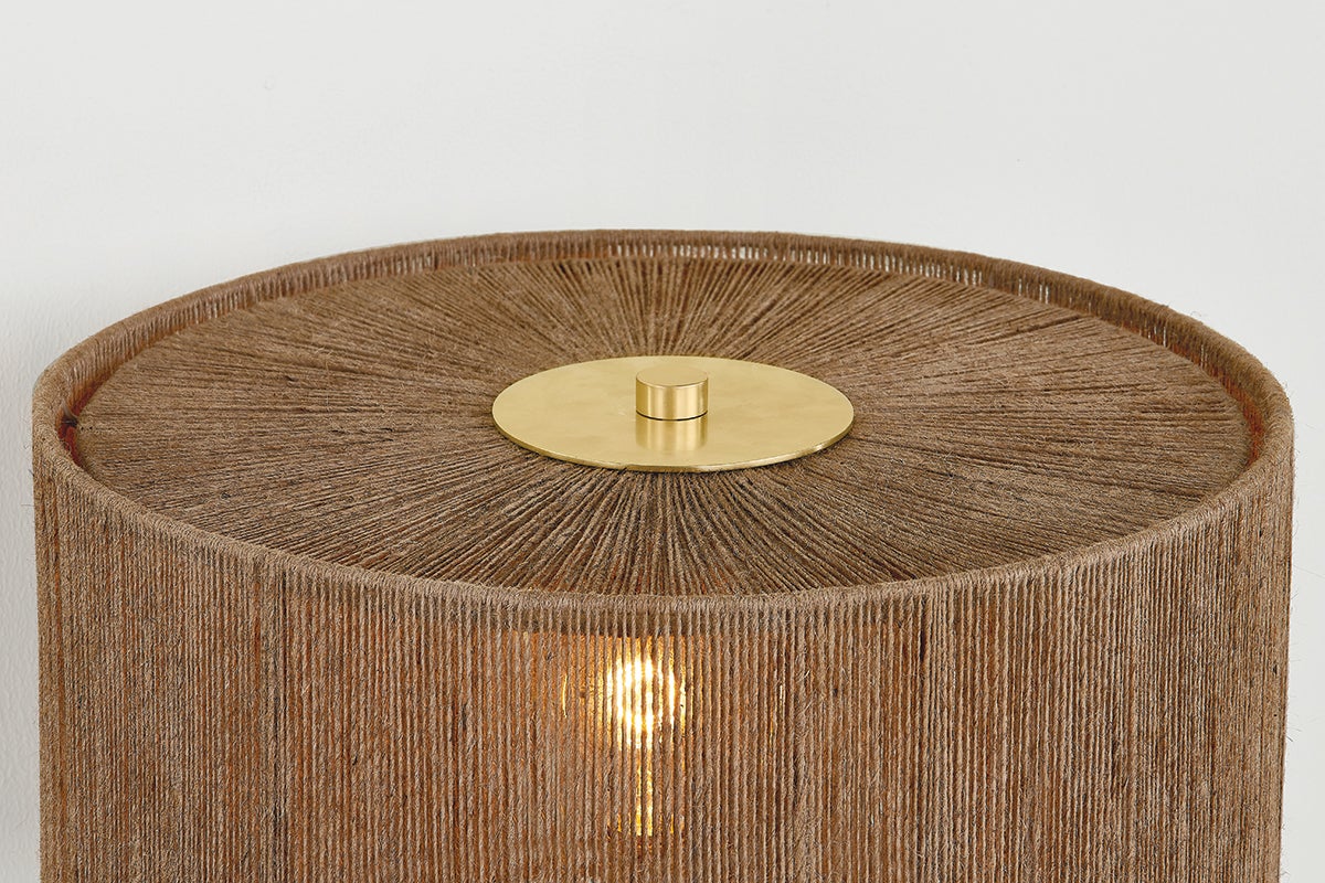 Mitzi HL1034201-AGB/CSA Enya Lampe de table dans une amphore en céramique Shadow