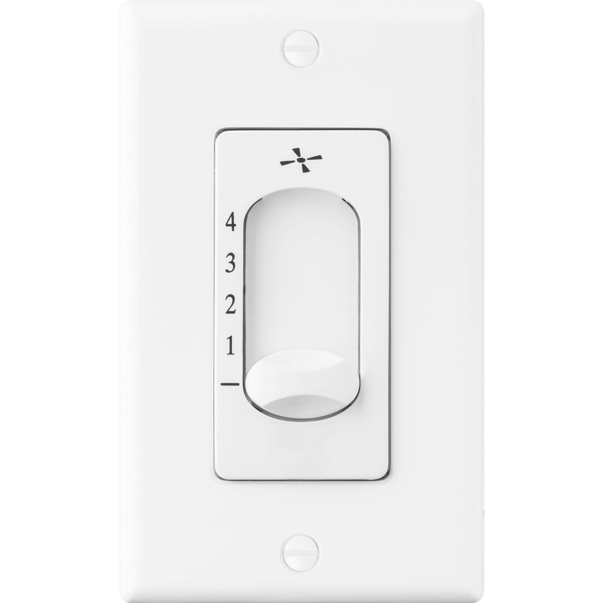 Confort visuel Ventilateur  Collection ESSWC-4-WH Commande murale 4 vitesses robuste