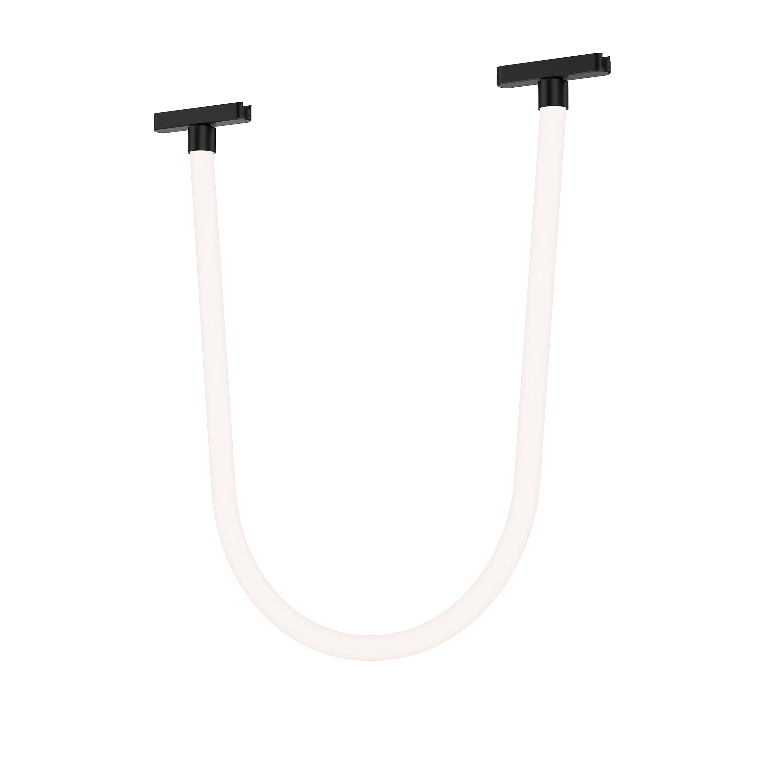 ET2 Lighting ETL31003-WTBK Continuum Track LED Rope Pendant in White / Black