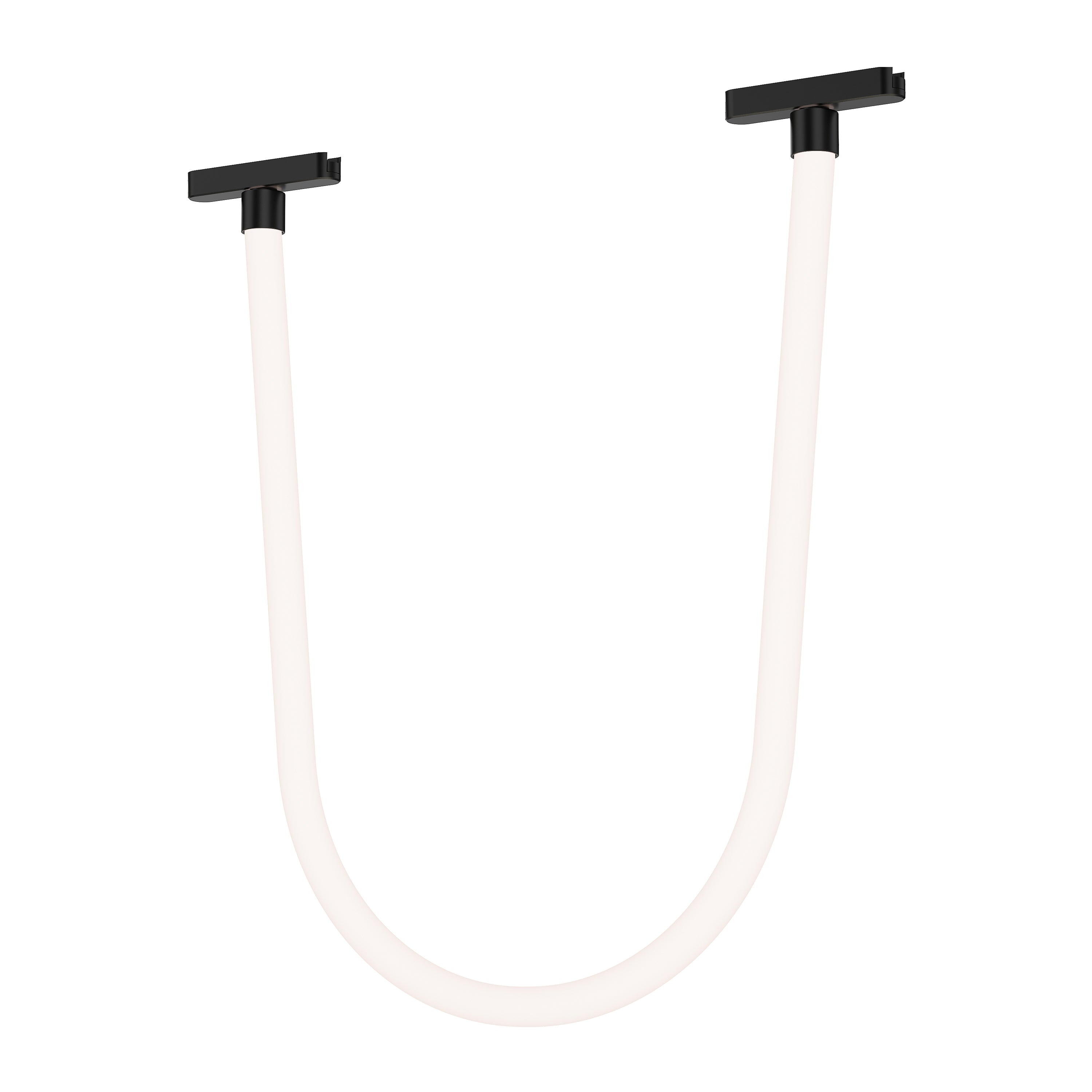 ET2 Lighting ETL31006-WTBK Continuum Track 78" LED Rope Pendant in White / Black