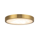 Alora Canada - FM653007MBAR - LED Plafonnier - Evelyn - Noir mat/Albâtre