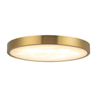 Alora Canada - FM653009BGAR - LED Plafonnier - Evelyn - Or brossé/Albâtre